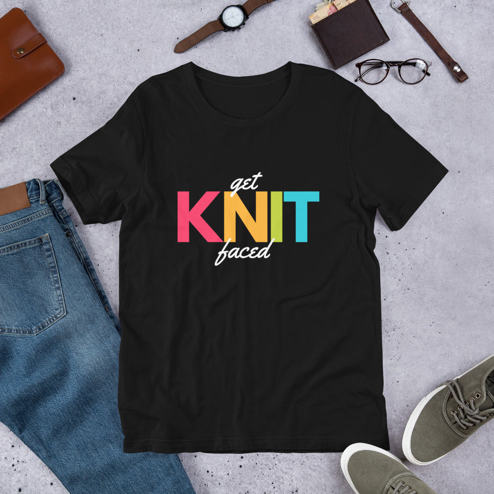 "Get Knit Faced" Short Sleeve T-Shirt