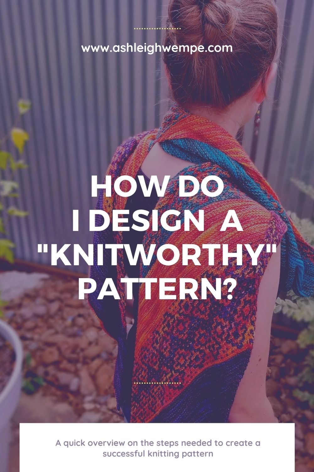 How do I publish a "knitworthy" knitting pattern?