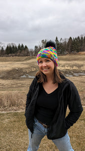 Double Rainbow Swirl Beanie