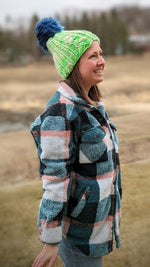 Load image into Gallery viewer, Limeade Braided Beanie
