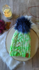 Load image into Gallery viewer, Limeade Braided Beanie
