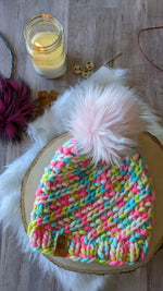 Load image into Gallery viewer, Marshmallow Twist Beanie
