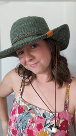 Load image into Gallery viewer, Olive Bemidji Sunhat
