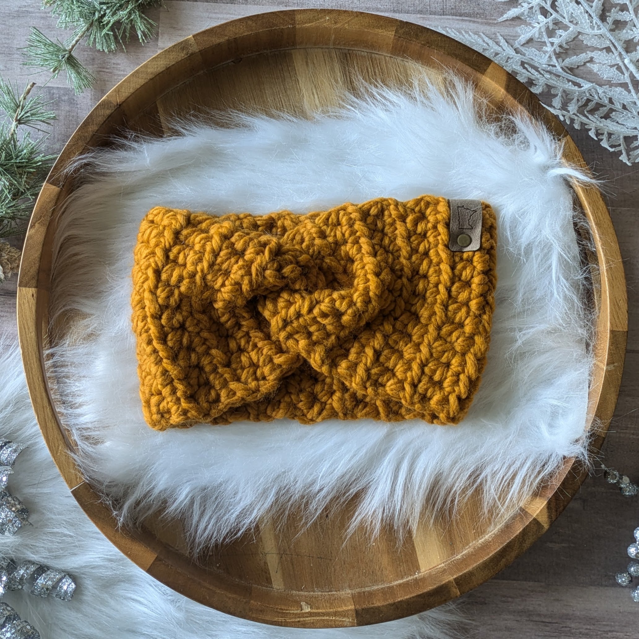 Mustard Twisted Headband