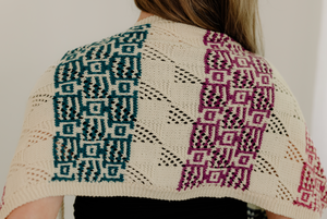 Lattice and Latte Shawl