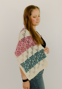 Lattice and Latte Shawl