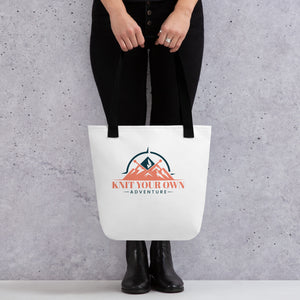 Knit Your Own Adventure Tote Bag (Multi Color Logo)