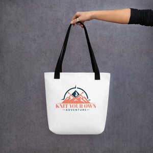 Knit Your Own Adventure Tote Bag (Multi Color Logo)