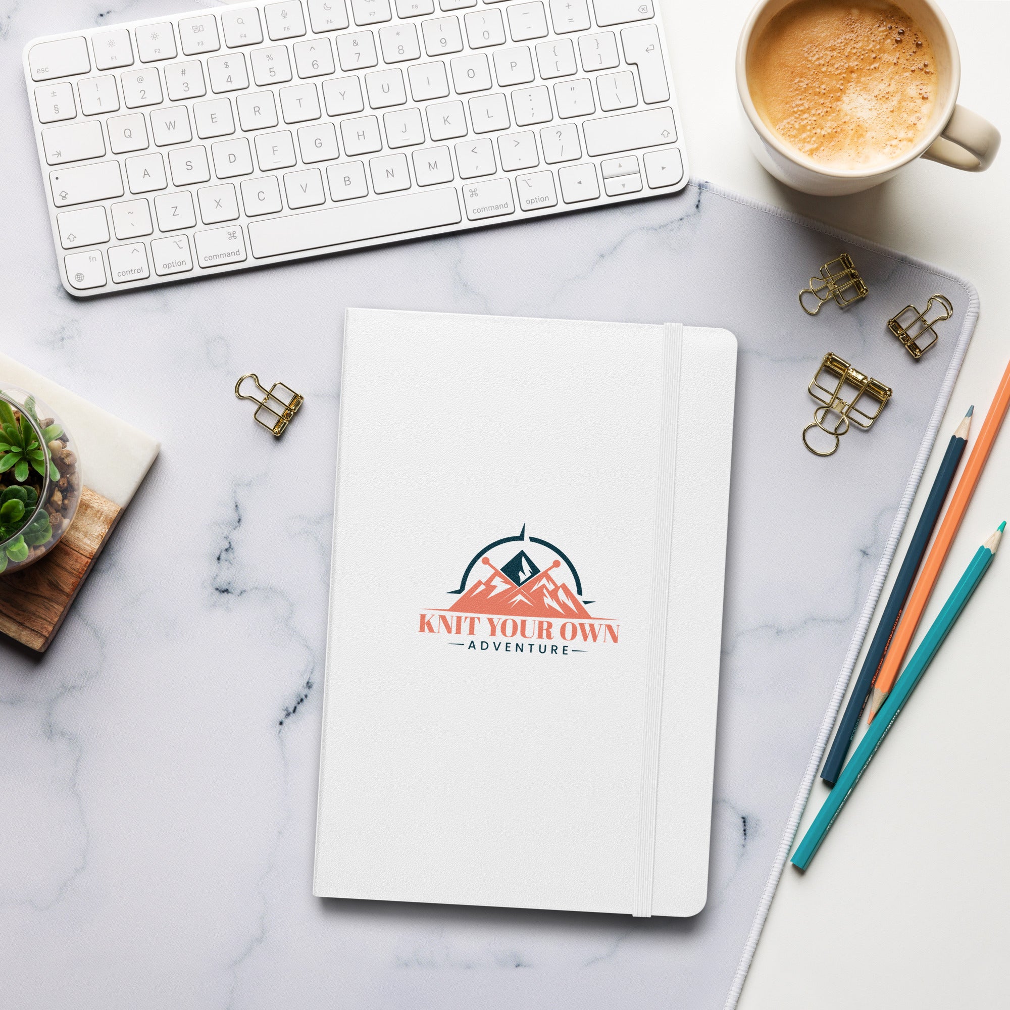 Knit Your Own Adventure Notebook (Multi Color Logo)