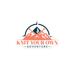 Knit Your Own Adventure Sticker (Multi Color Logo)