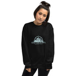 Load image into Gallery viewer, Knit Your Own Adventure Sweatshirt (Blue Logo)
