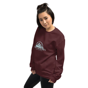 Knit Your Own Adventure Sweatshirt (Blue Logo)