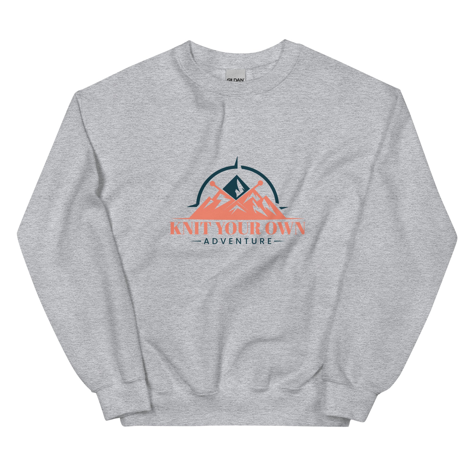 Knit Your Own Adventure Sweatshirt (Multi Color Logo)