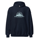 Load image into Gallery viewer, Knit Your Own Adventure Hoodie (Blue Logo)
