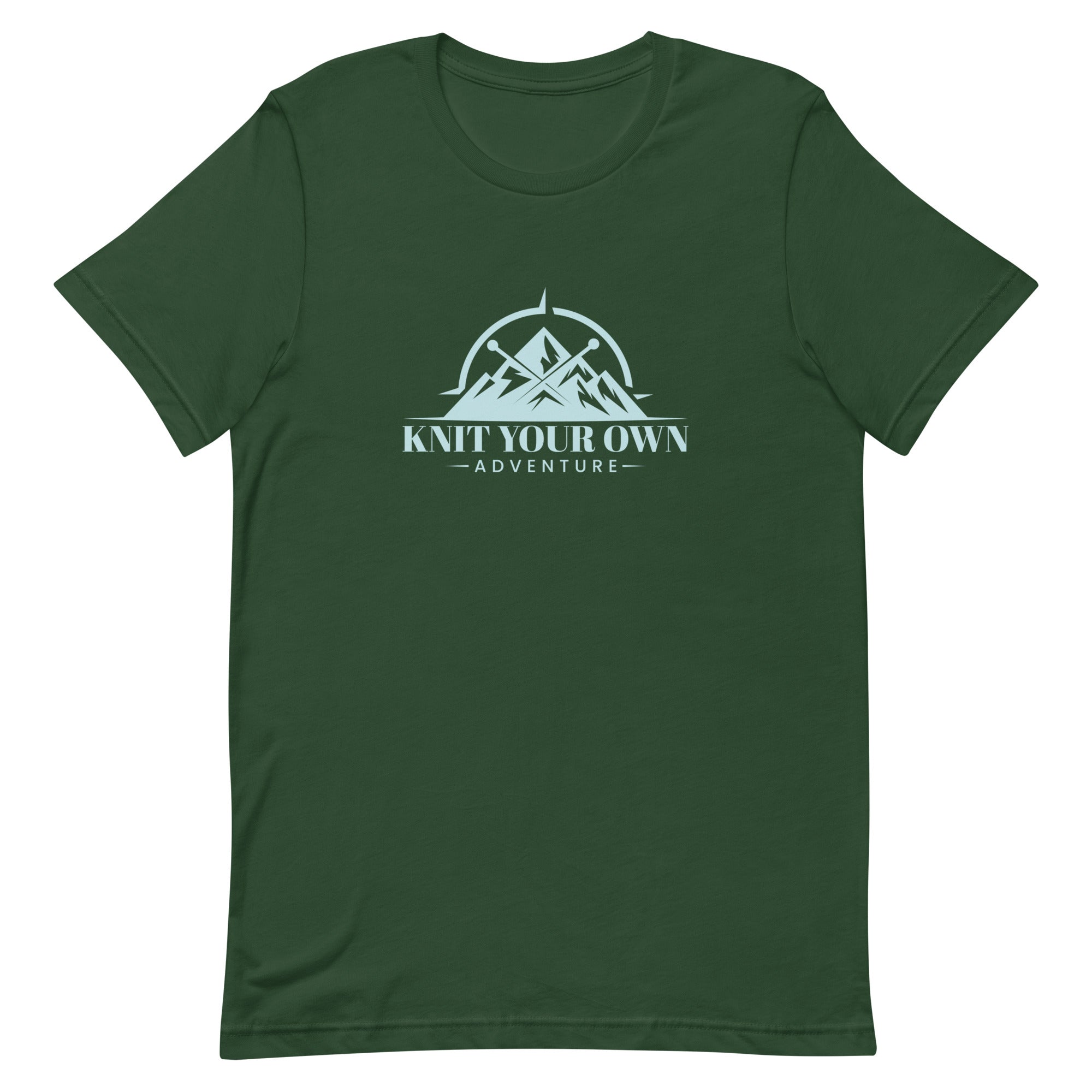 Knit Your Own Adventure Tee (Blue Logo)