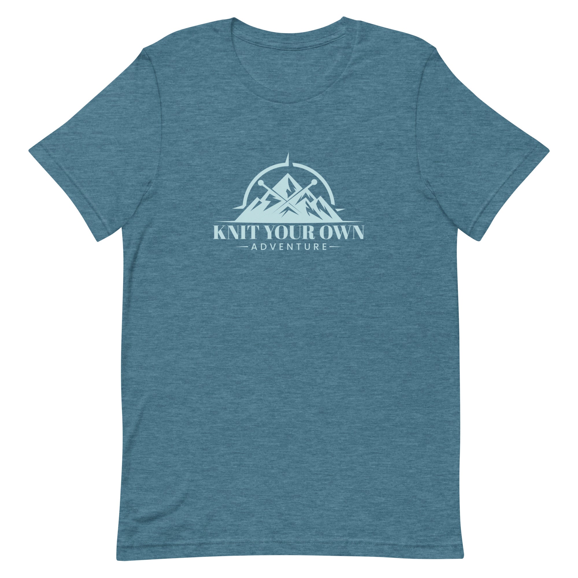 Knit Your Own Adventure Tee (Blue Logo)