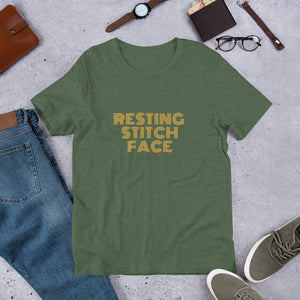 "Resting Stitch Face" Short Sleeve T-Shirt